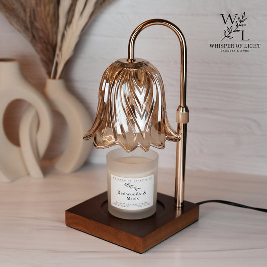Warmer Lamp with Timer Dimmable Wax Melt Warmer for Jar Candles with 2 Bulbs